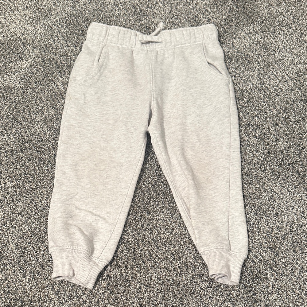 Kids Grey Jogger Sweatpants - Comfortable Everyday Bottoms